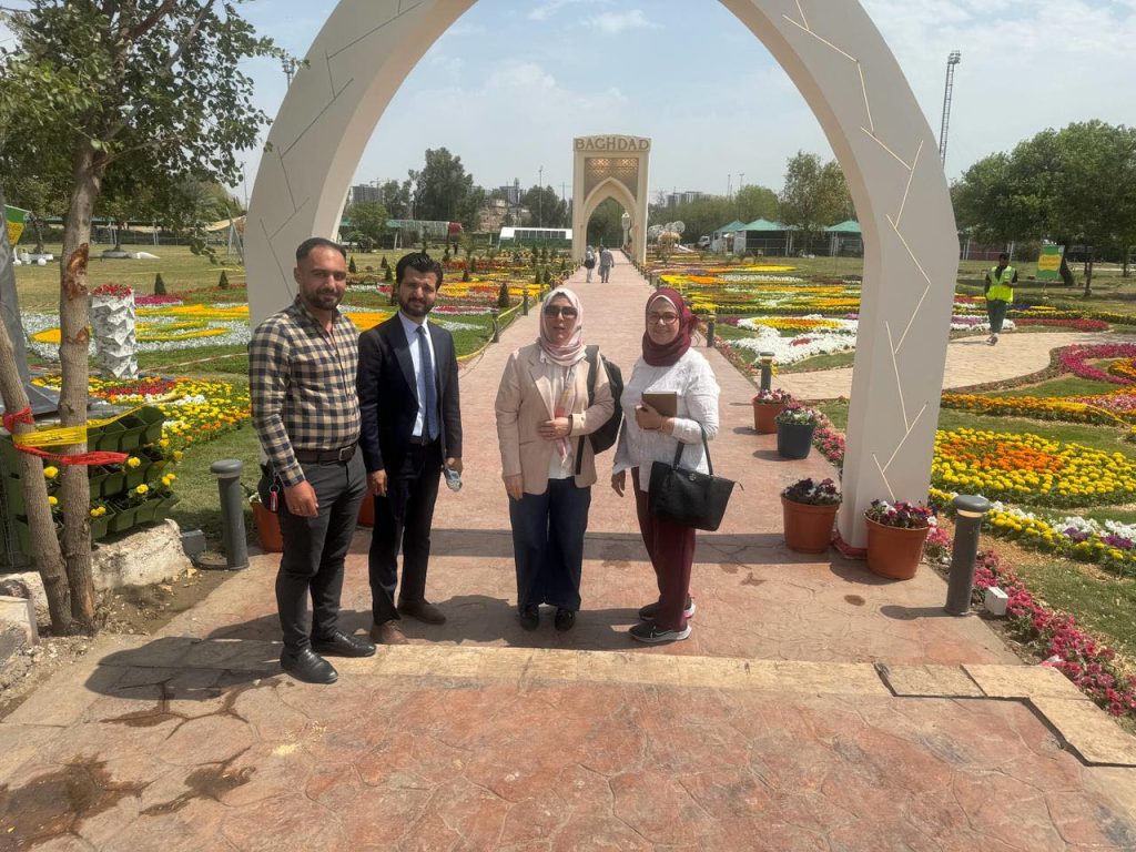 كلية علوم الهندسة الزراعية تشارك في اللجنة التحكيمية للأعمال المشاركة في مهرجان بغداد الدولي الثالث عشر للزهور