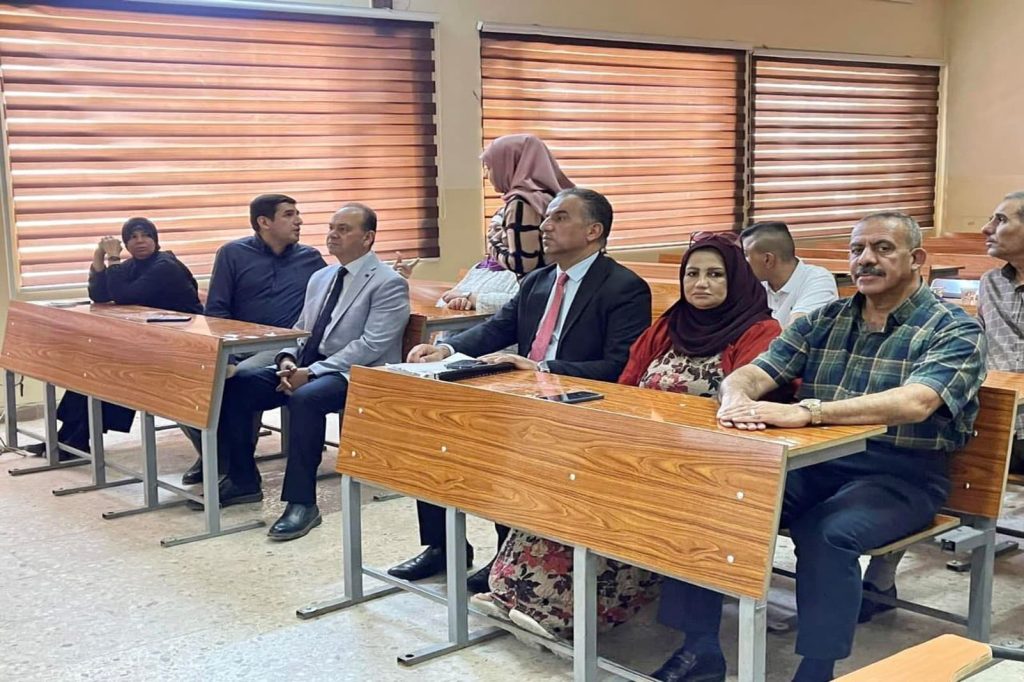 حلقة دراسية عن التغيرات المناخية والبيئية على انتاج الغذاء اقامتها علوم الهندسة الزراعية