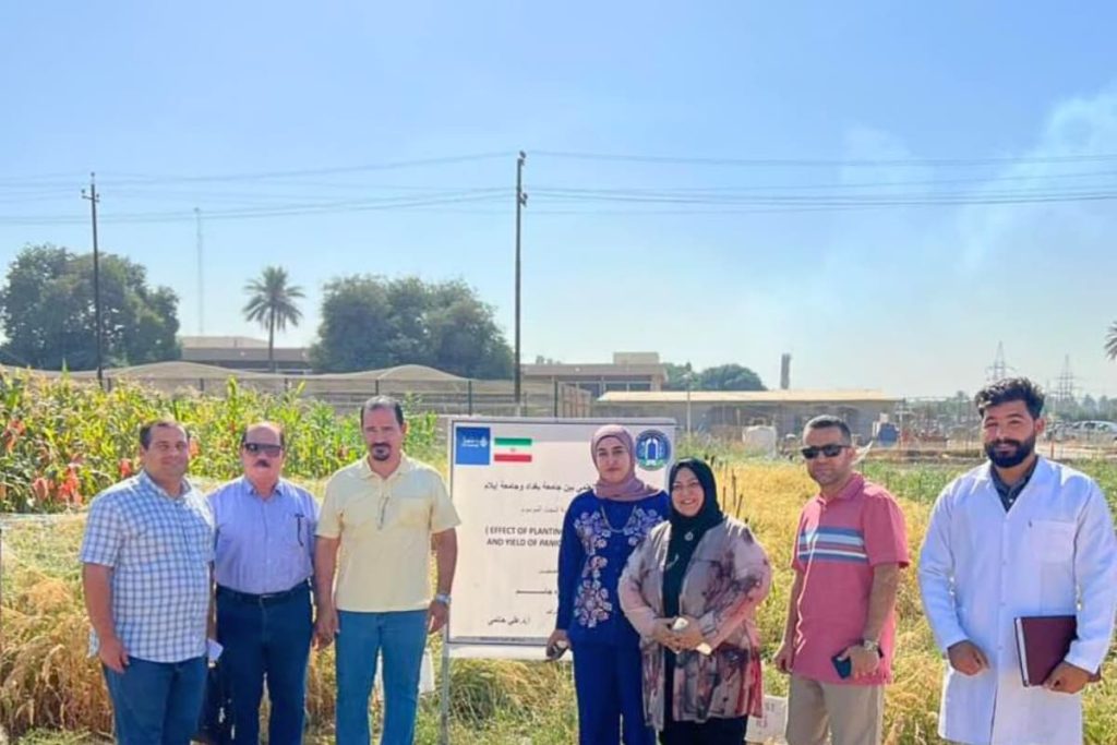 تعاون مشترك بين كلية علوم الهندسة الزراعية وجامعة إيلام الايرانية