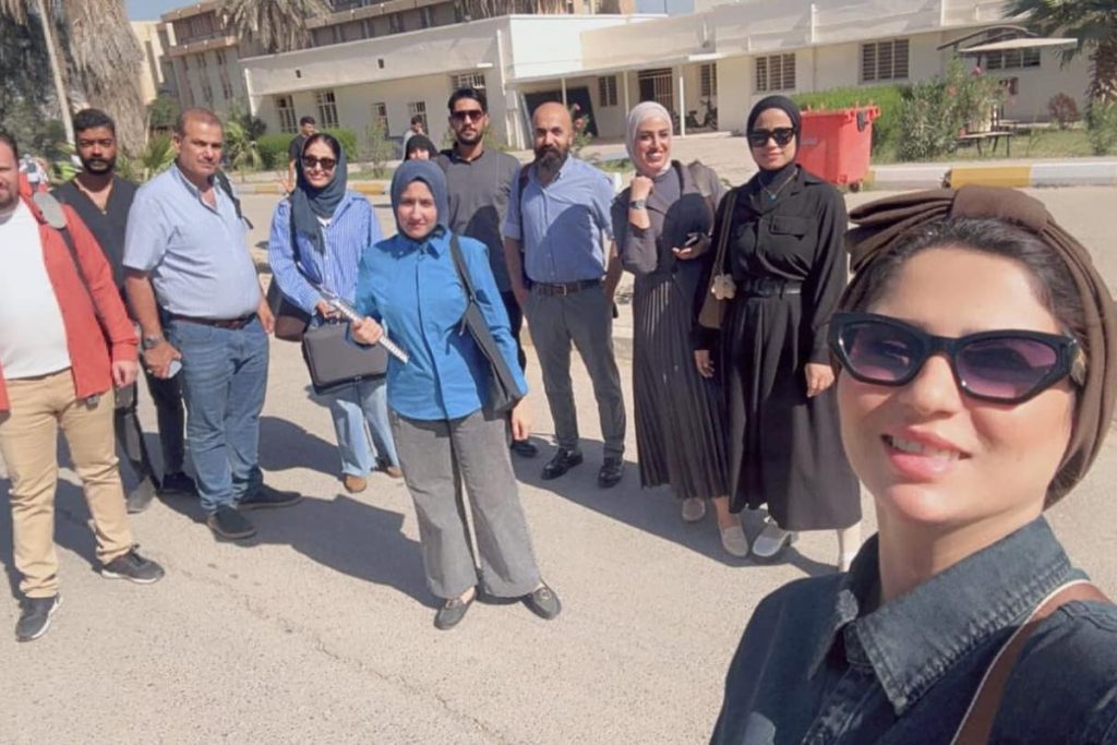 زيارة علمية الى موقع كلية علوم الهندسة الزراعية في ابوغريب