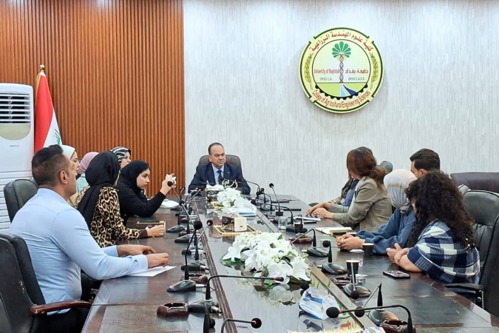 وفد من كلية الاعلام في ضيافة كلية علوم الهندسة الزراعية