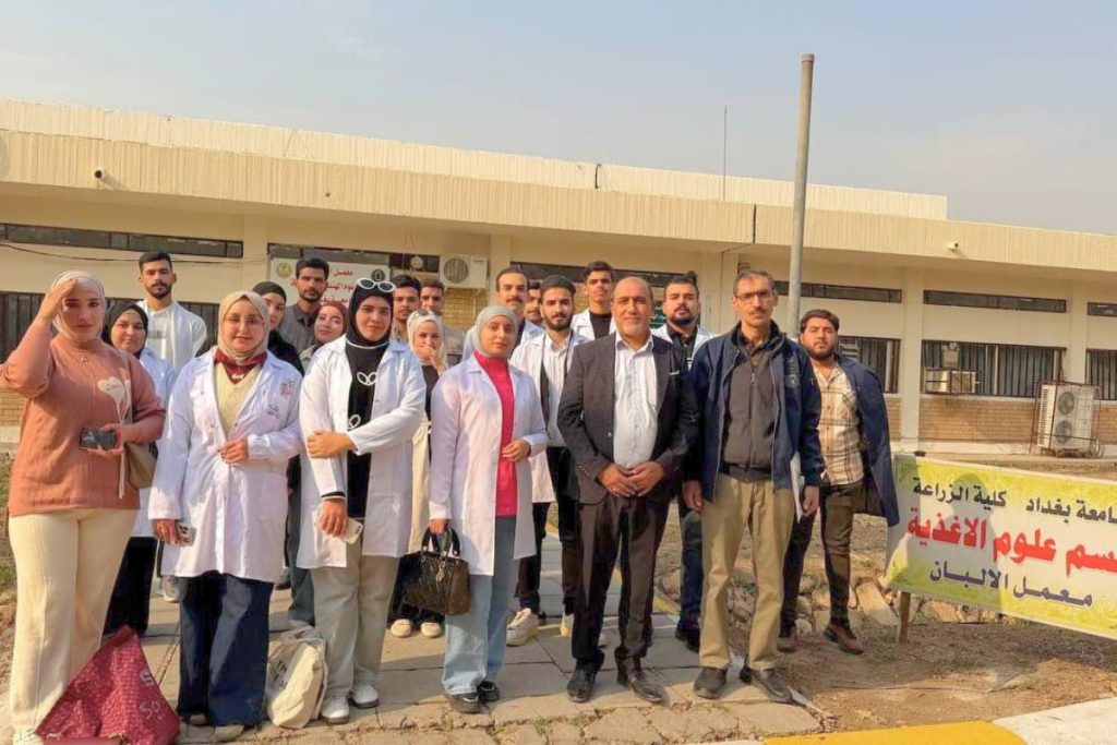 زيارة علمية إلى معمل الالبان في ابو غريب